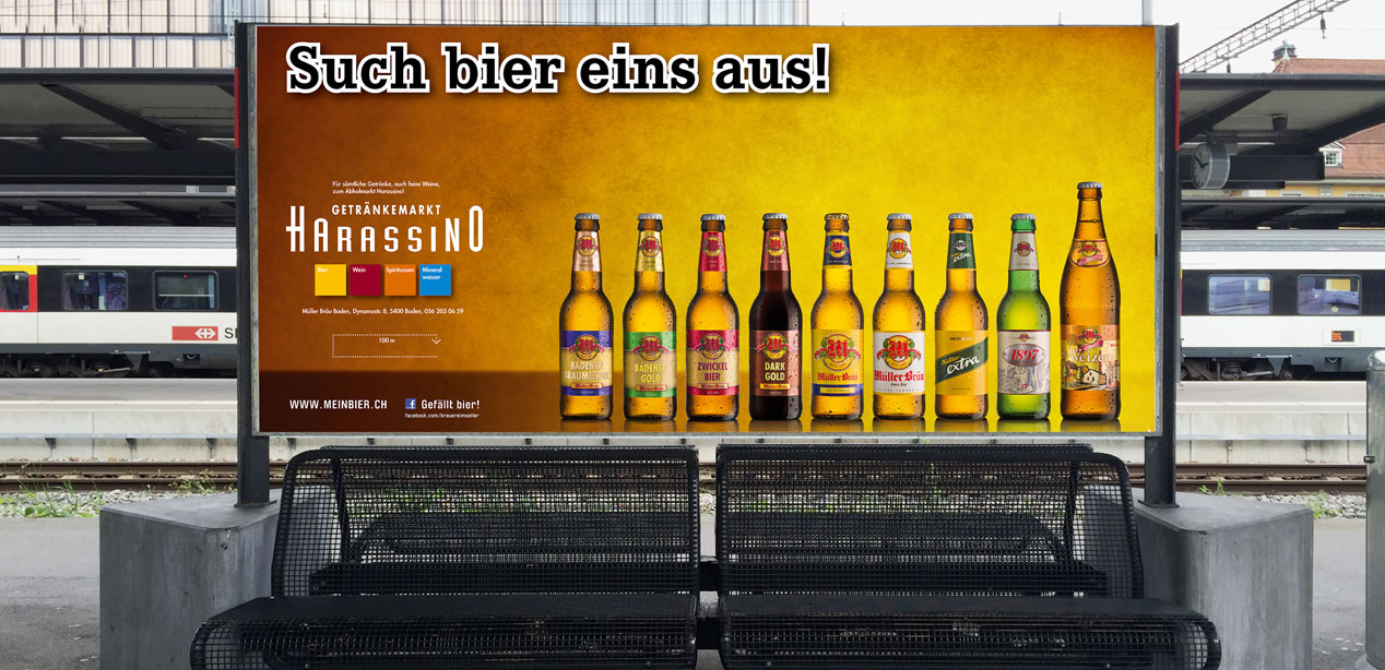 Brauerei H. Müller AG > Kampagne Gefällt bier!