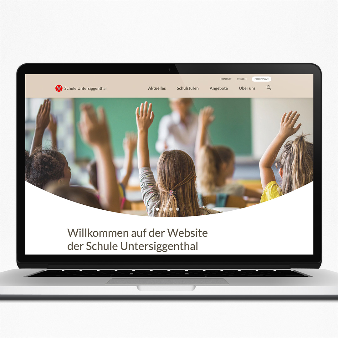 Website Schule Untersiggenthal