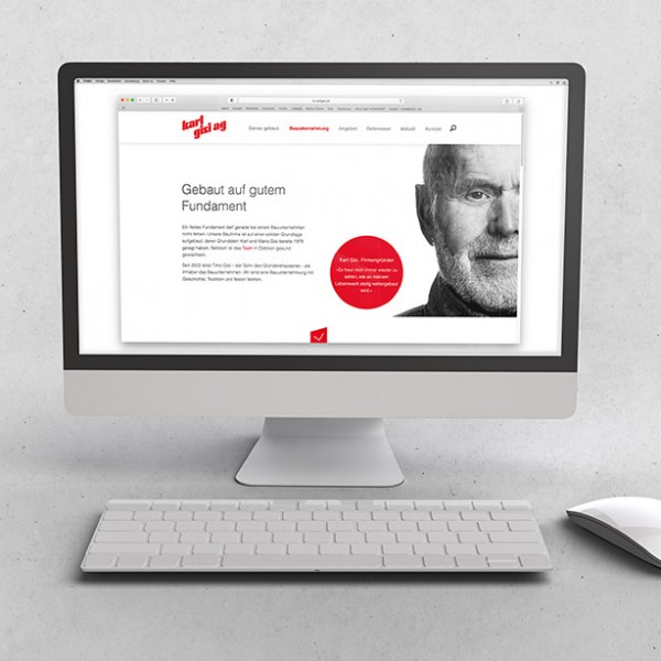 Karl Gisi Redesign Website