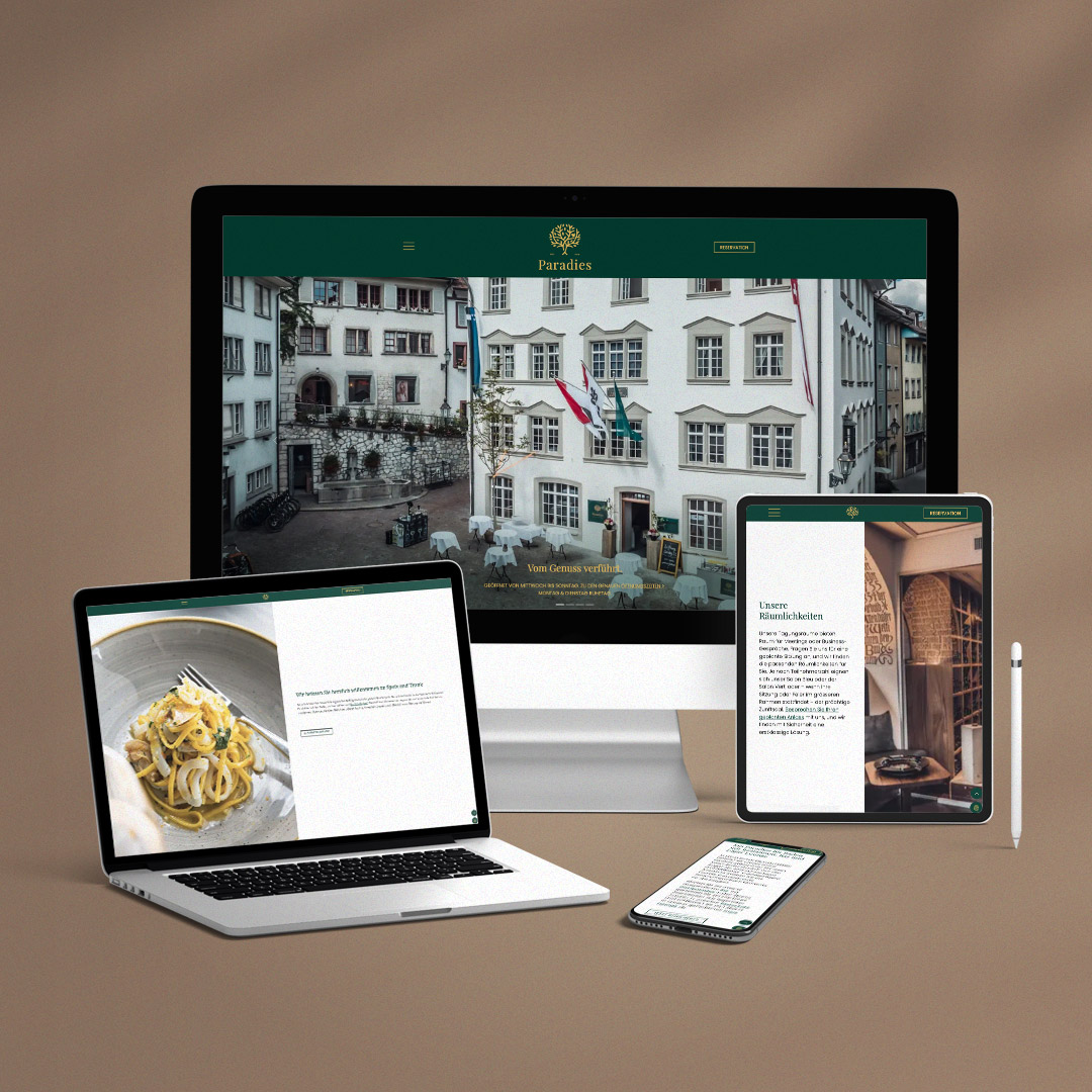 Paradies Baden Website