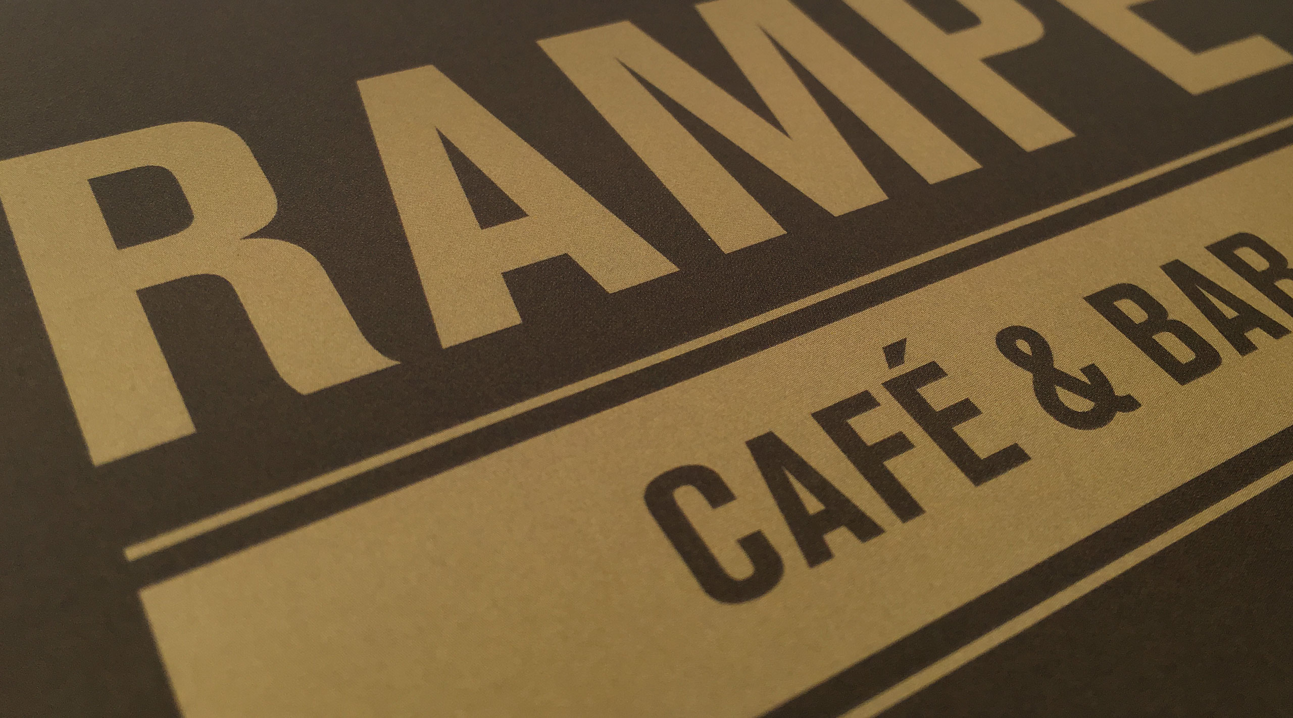 RAMPE Café & Bar > Neuauftritt