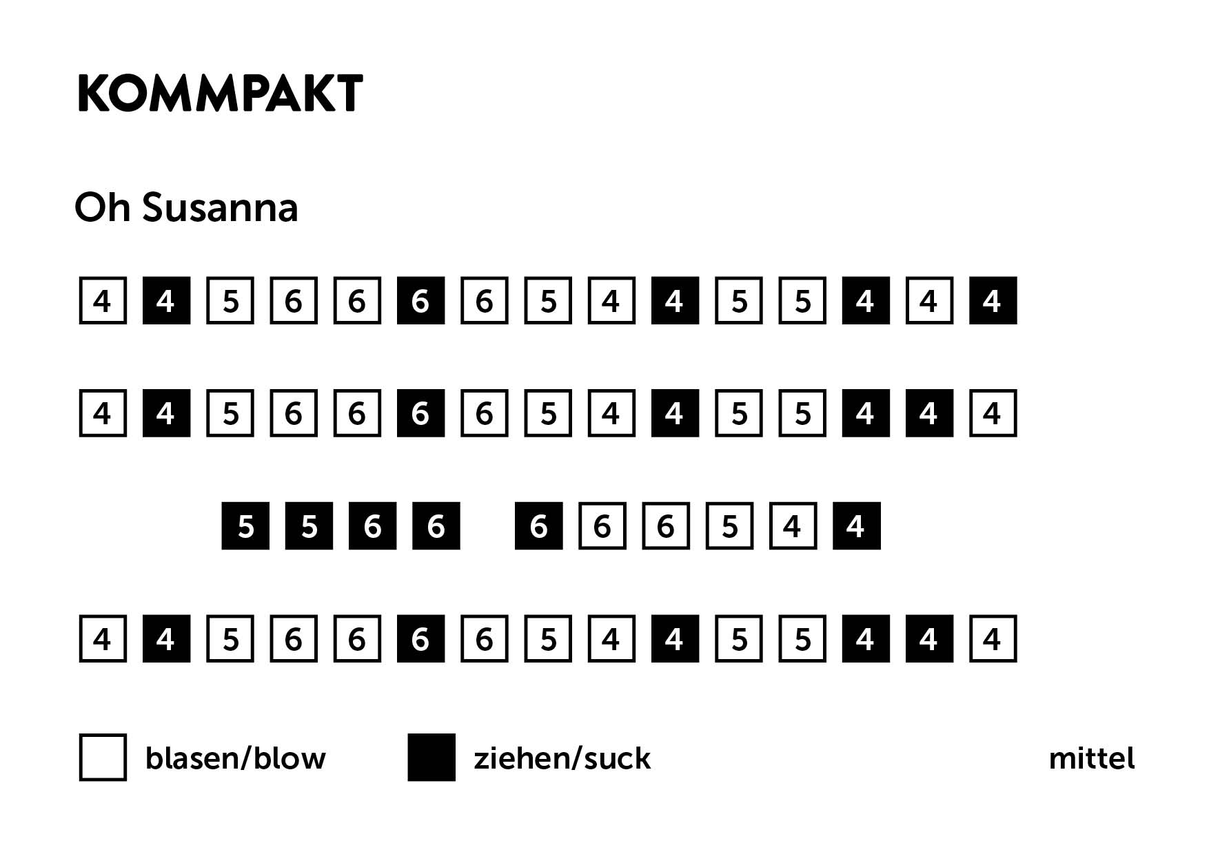 KOMMPAKT mittleres Lied