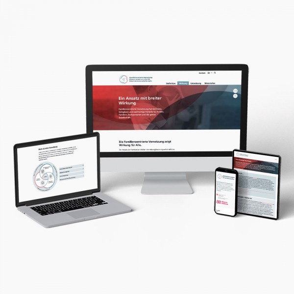 Website Familienzentrierte Vernetzung